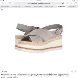 Marc Jacobs LTD Glenna Light Gray Suede